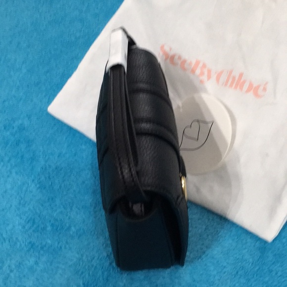 Mini Hana See by Chloe Black Leather Shoulder Bag - Picture 4 of 7